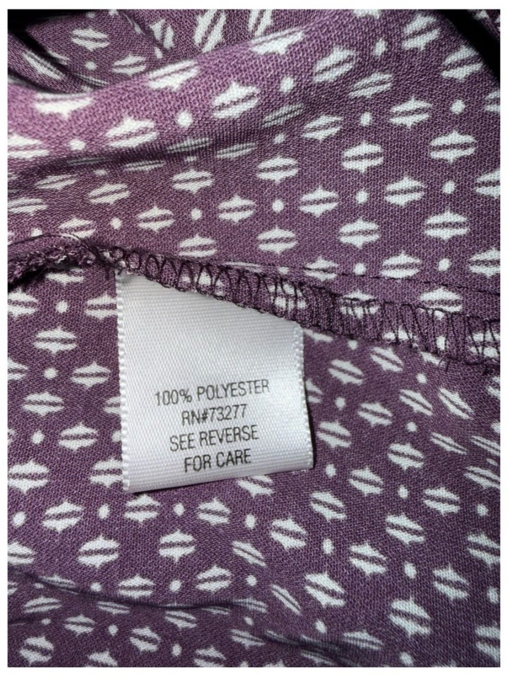 Retro Burgundy Print Blouse Picniccore
Rockabilly Top - Picture 5 of 9